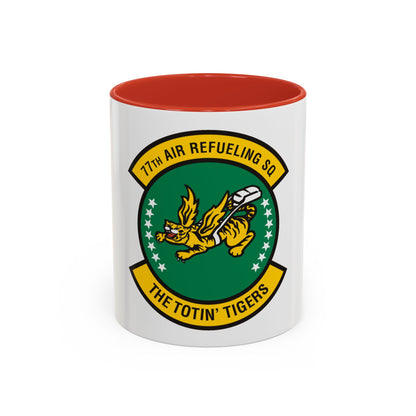 77 Air Refueling Squadron AFRC (U.S. Air Force) Accent Coffee Mug