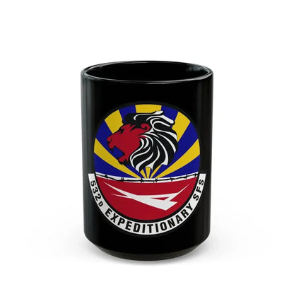 532d Expeditionary Security Forces Squadron (U.S. Air Force) Black Coffee Mug 15oz - Go Mug Yourself
