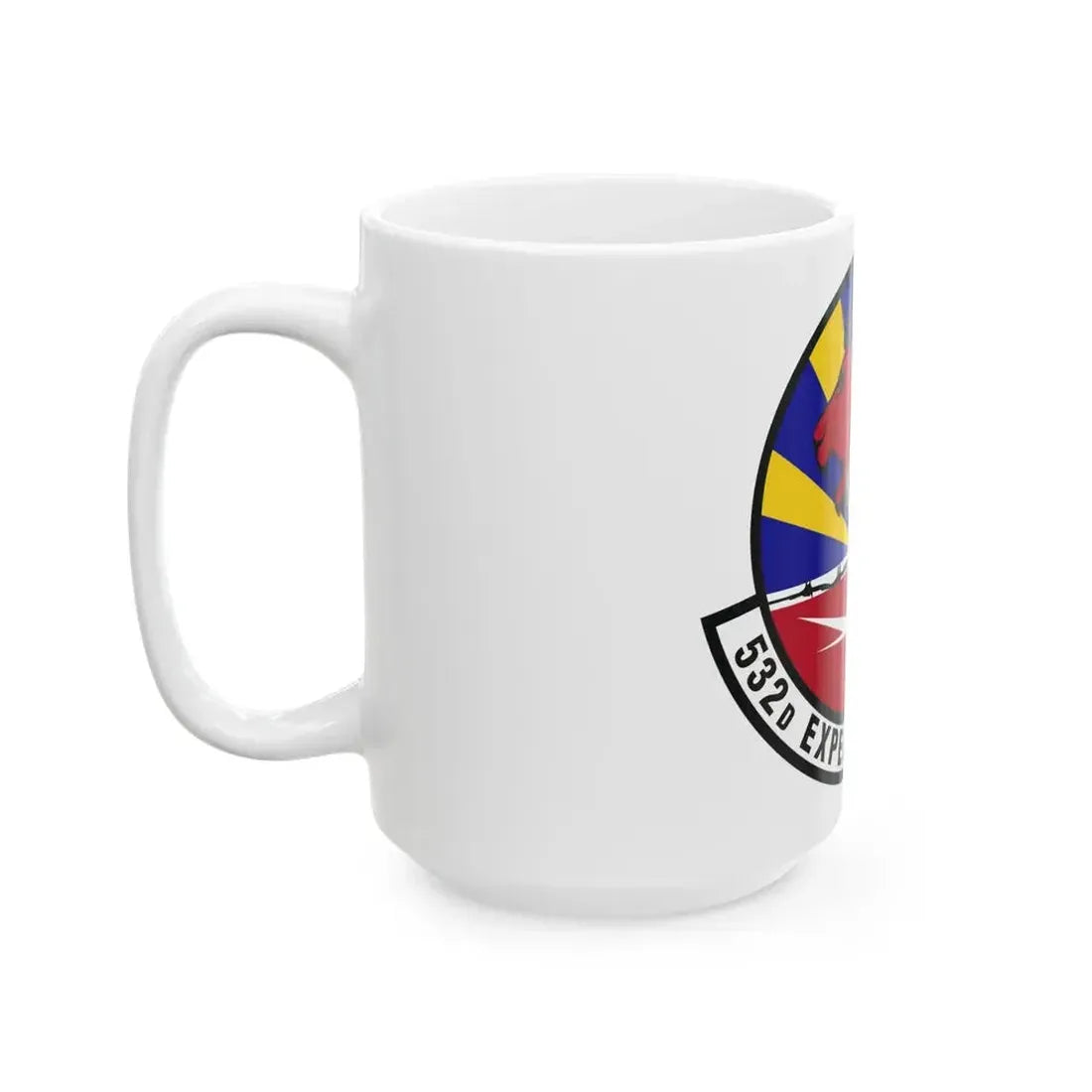 532d Expeditionary Security Forces Squadron (U.S. Air Force) White Coffee Mug - Go Mug Yourself