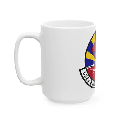 532d Expeditionary Security Forces Squadron (U.S. Air Force) White Coffee Mug - Go Mug Yourself