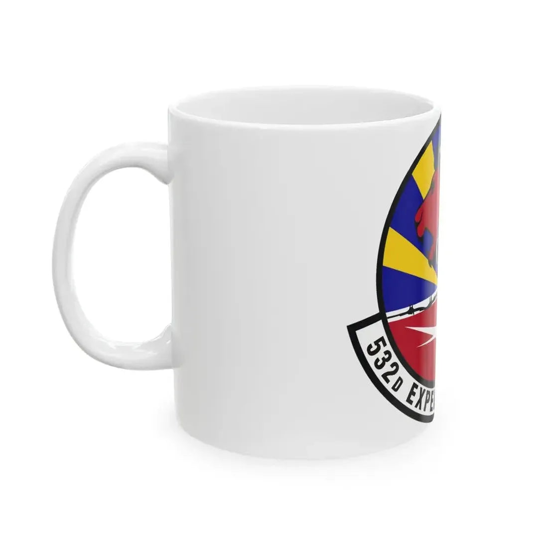 532d Expeditionary Security Forces Squadron (U.S. Air Force) White Coffee Mug - Go Mug Yourself