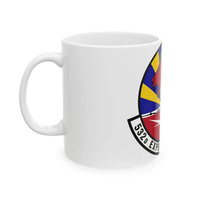 532d Expeditionary Security Forces Squadron (U.S. Air Force) White Coffee Mug - Go Mug Yourself