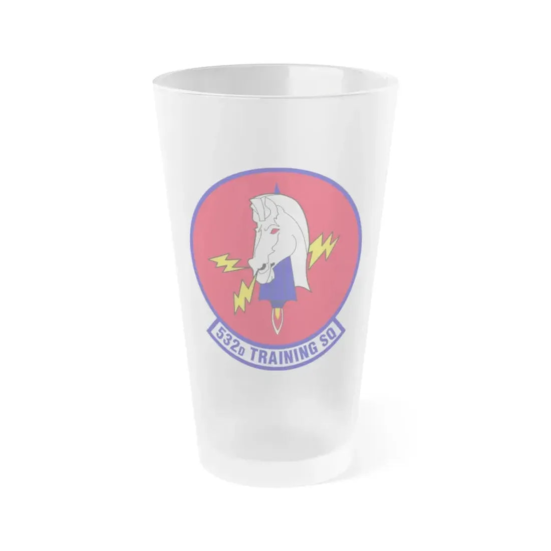 532d Training Squadron (U.S. Air Force) Frosted Pint Glass 16oz Default Title - Go Mug Yourself