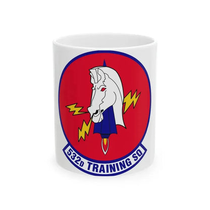532d Training Squadron (U.S. Air Force) White Coffee Mug 11oz - Go Mug Yourself