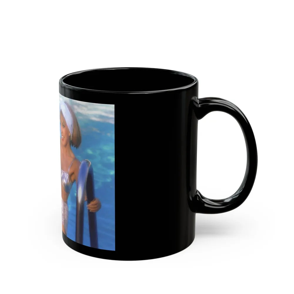 Terry Moore #415 - Unreleased Aug. '84 Playboy Photo from shoot non nude1 (Vintage Female Icon) Black Coffee Mug-Go Mug Yourself