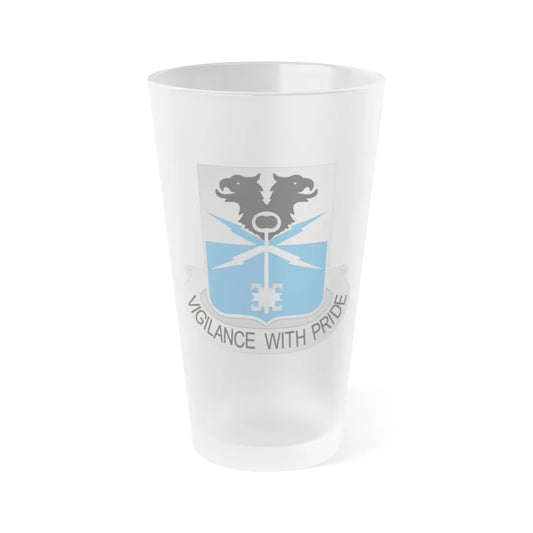 533 Military Intelligence Battalion (U.S. Army) Frosted Pint Glass 16oz-Go Mug Yourself