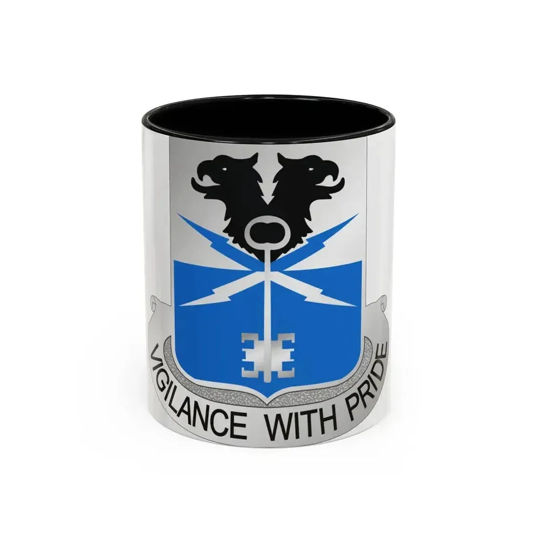533 Military Intelligence Battalion (U.S. Army) Accent Coffee Mug 11oz Black - Go Mug Yourself