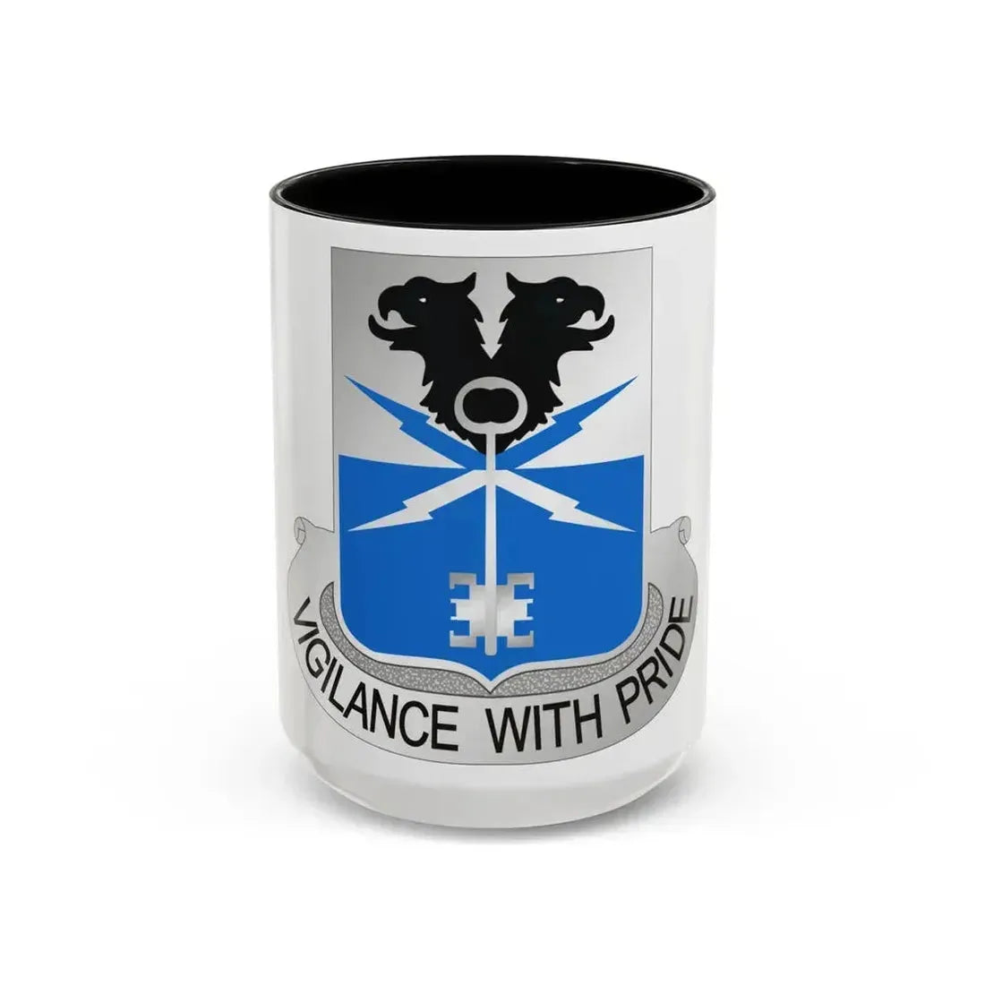 533 Military Intelligence Battalion (U.S. Army) Accent Coffee Mug 15oz Black - Go Mug Yourself