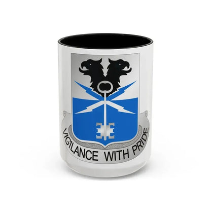 533 Military Intelligence Battalion (U.S. Army) Accent Coffee Mug 15oz Black - Go Mug Yourself