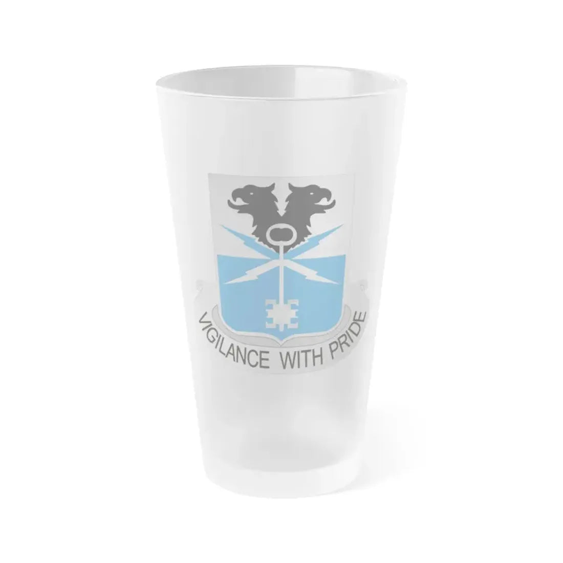 533 Military Intelligence Battalion (U.S. Army) Frosted Pint Glass 16oz Default Title - Go Mug Yourself