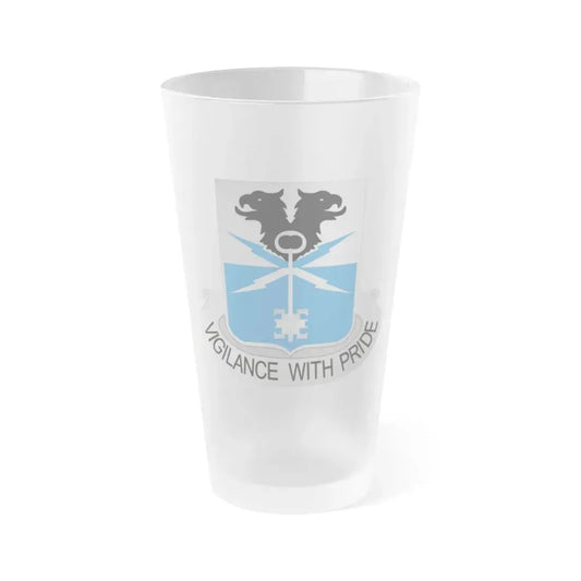 533 Military Intelligence Battalion (U.S. Army) Frosted Pint Glass 16oz Default Title - Go Mug Yourself