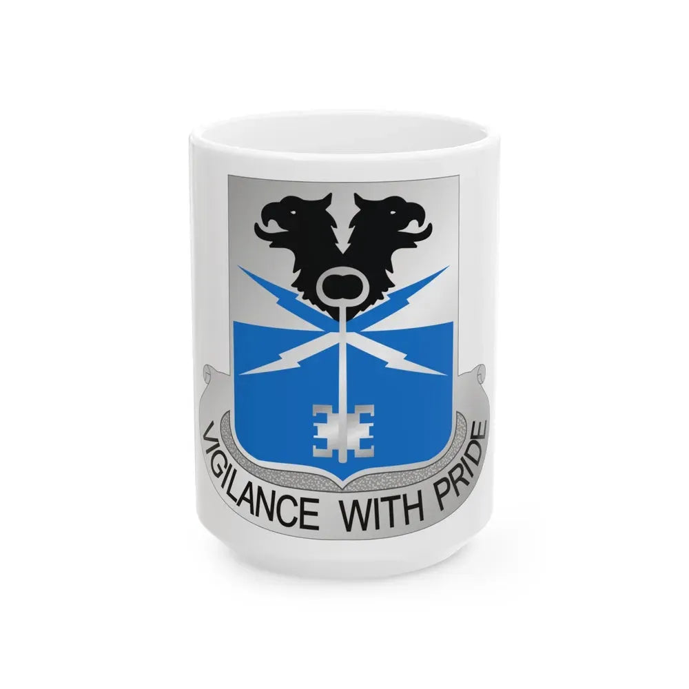533 Military Intelligence Battalion (U.S. Army) White Coffee Mug 15oz - Go Mug Yourself