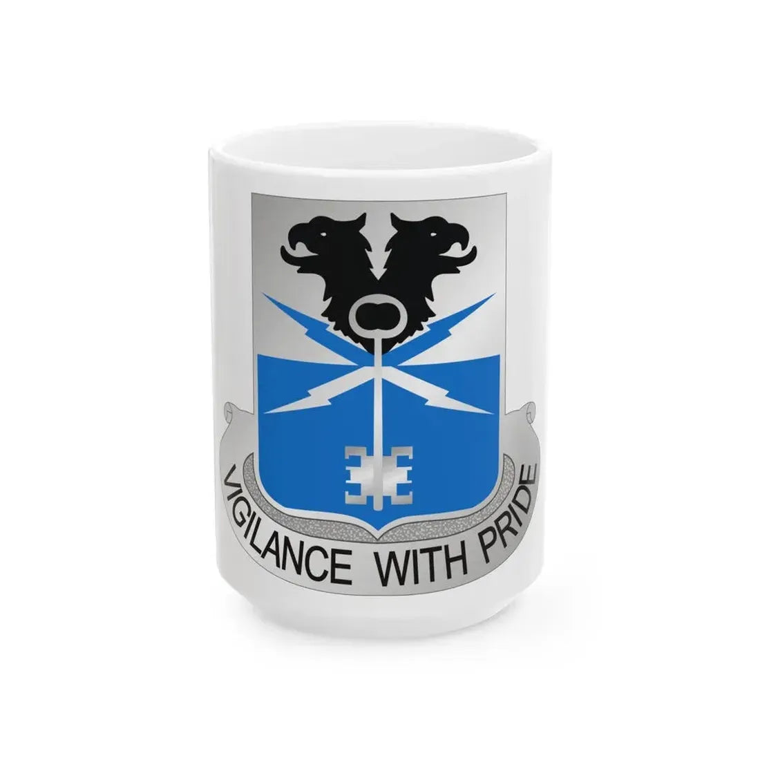 533 Military Intelligence Battalion (U.S. Army) White Coffee Mug 15oz - Go Mug Yourself