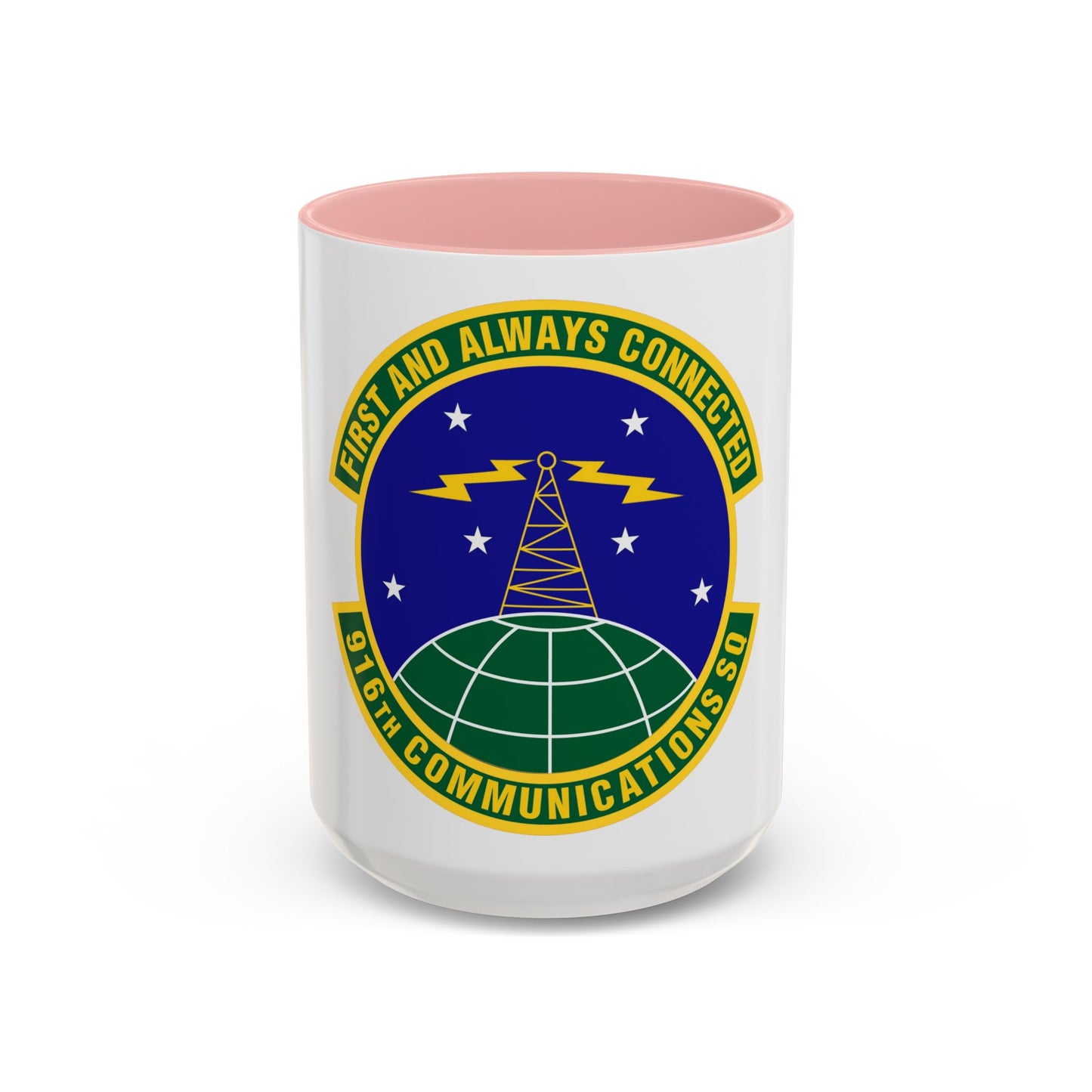 916th Communications Squadron (U.S. Air Force) Accent Coffee Mug