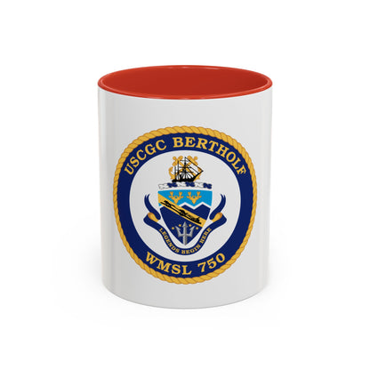 USCGC Bertholf WMSL 750 (U.S. Coast Guard) Accent Coffee Mug