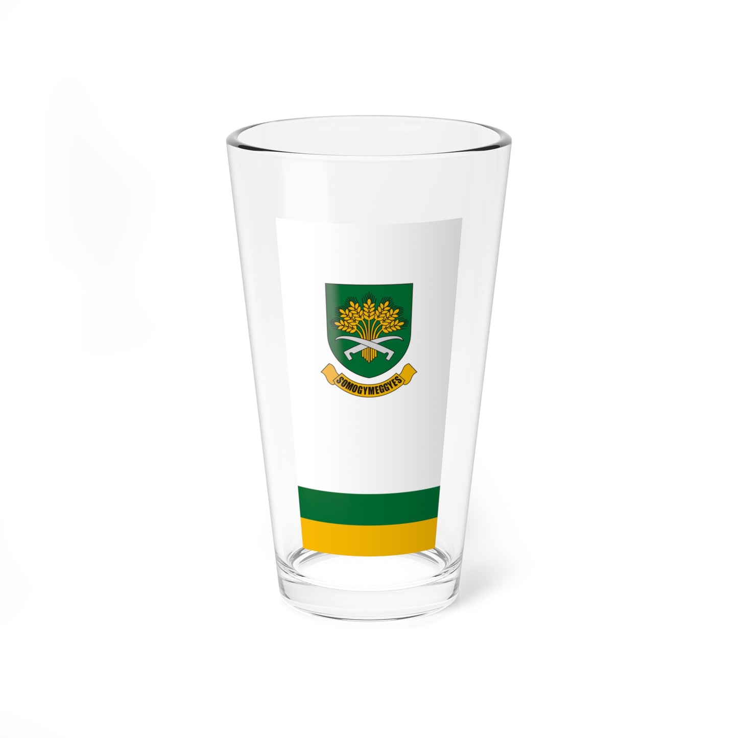 Flag of Somogymeggyes (Hungary) Pint Glass 16oz