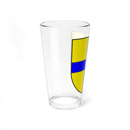 Grüsch wappen (Switzerland) (Coat of Arms) Pint Glass 16oz