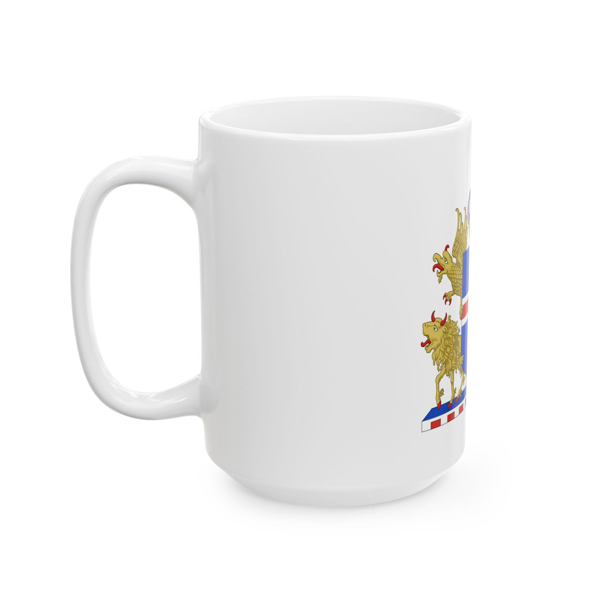 Kingdom of Iceland Coat of Arms - White Coffee Mug