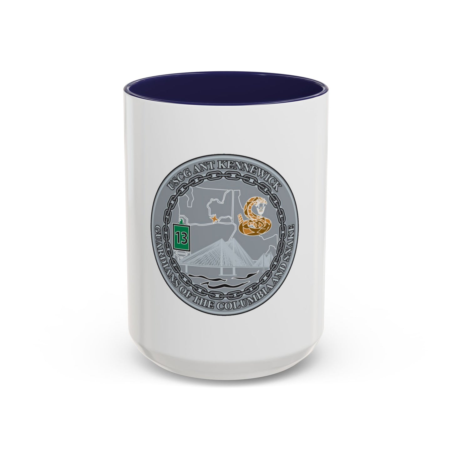USCG ANT Kennewick (U.S. Coast Guard) Accent Coffee Mug