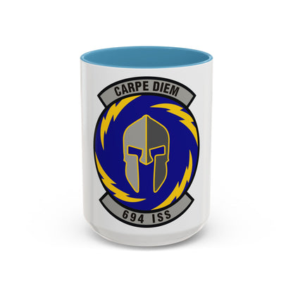 694th Intelligence Support Squadron (U.S. Air Force) Accent Coffee Mug