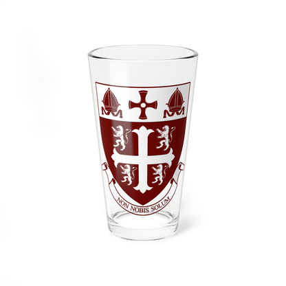 University College Durham Motto (England) (Coat of Arms) Pint Glass 16oz