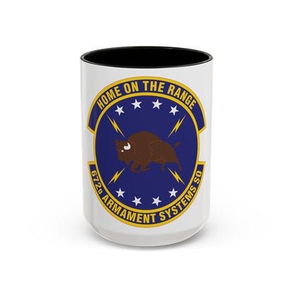 672d Armament Systems Squadron (U.S. Air Force) Accent Coffee Mug