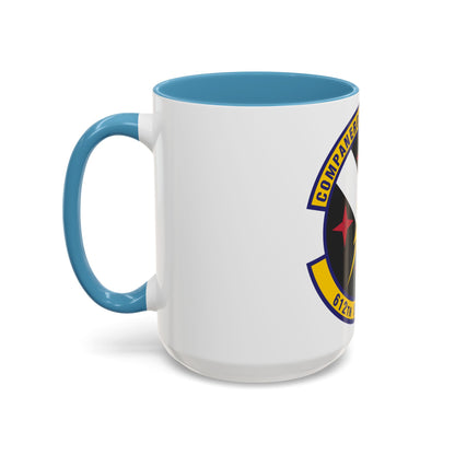 612th Support Squadron (U.S. Air Force) Accent Coffee Mug