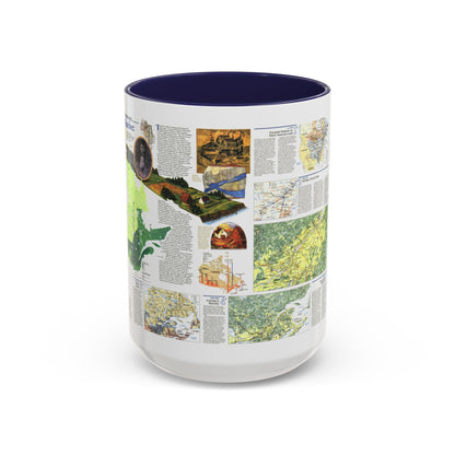 Canada - Quebec 2 (1991) (Map) Accent Coffee Mug