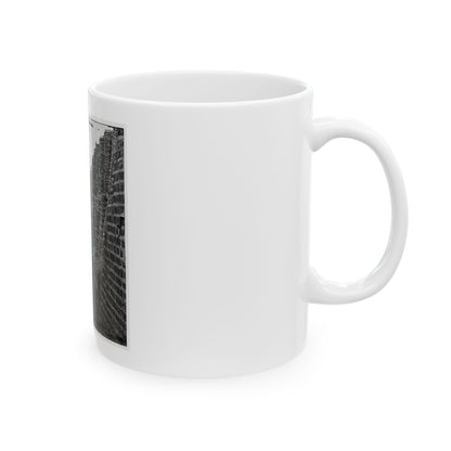 Charleston, S.C. Breach Patched With Gabions On The North Wall Of Fort Sumter (U.S. Civil War) White Coffee Mug