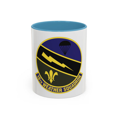 18 Weather Squadron ACC (U.S. Air Force) Accent Coffee Mug