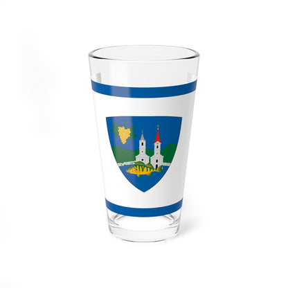 Flag of Balatonakali (Hungary) Pint Glass 16oz