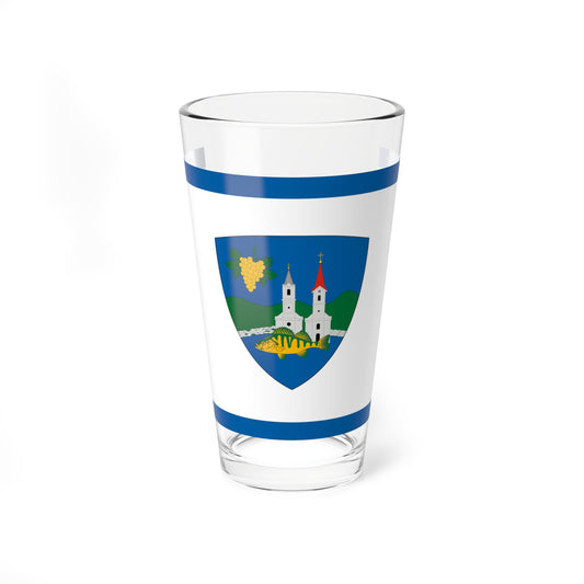 Flag of Balatonakali (Hungary) Pint Glass 16oz