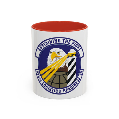 916th Logistics Readiness Squadron (U.S. Air Force) Accent Coffee Mug