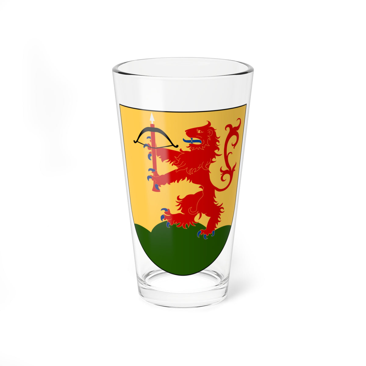 Kronoberg vapen (Sweden) (Coat of Arms) Pint Glass 16oz