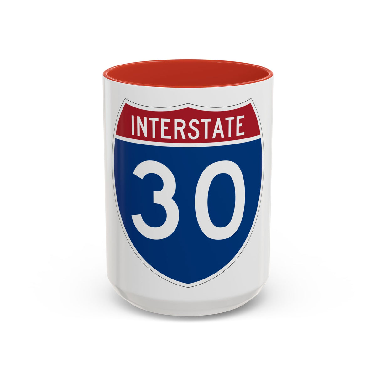 Interstate 30 (U.S. Highways) Accent Coffee Mug