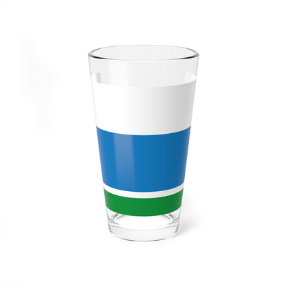 Flag of Sverdlovsk Oblast (Russia) Pint Glass 16oz