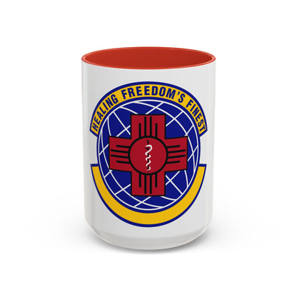 377 Healthcare Operations Squadron AFGSC (U.S. Air Force) Accent Coffee Mug