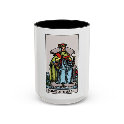 The King of Cups (Tarot Card) Accent Coffee Mug