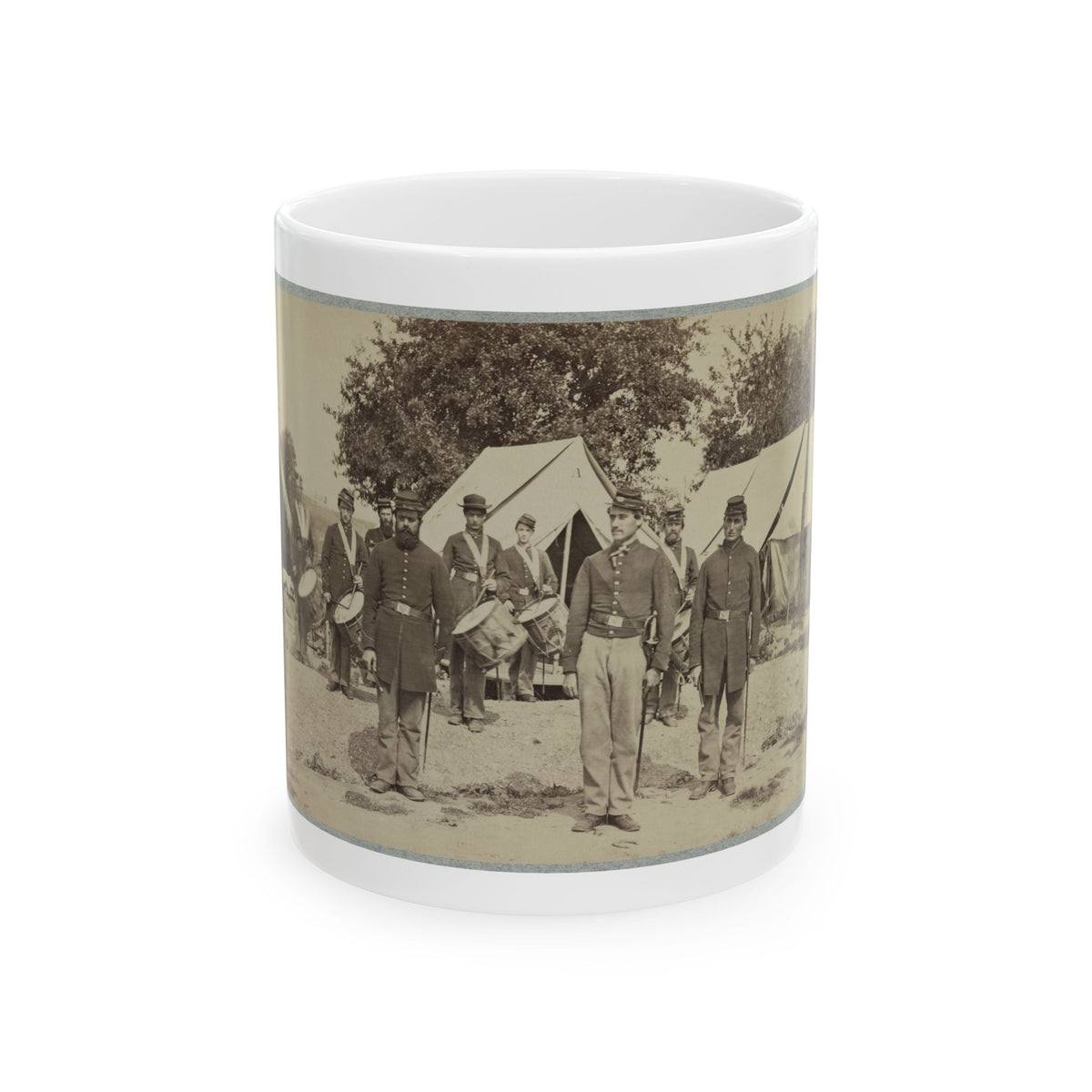 Drum Corps From Unidentified Regiment (U.S. Civil War) White Coffee Mug