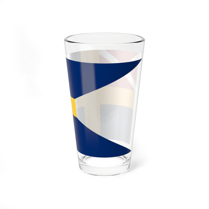 Flag of Sweden 1818-1844 alternative (Estonia) Pint Glass 16oz