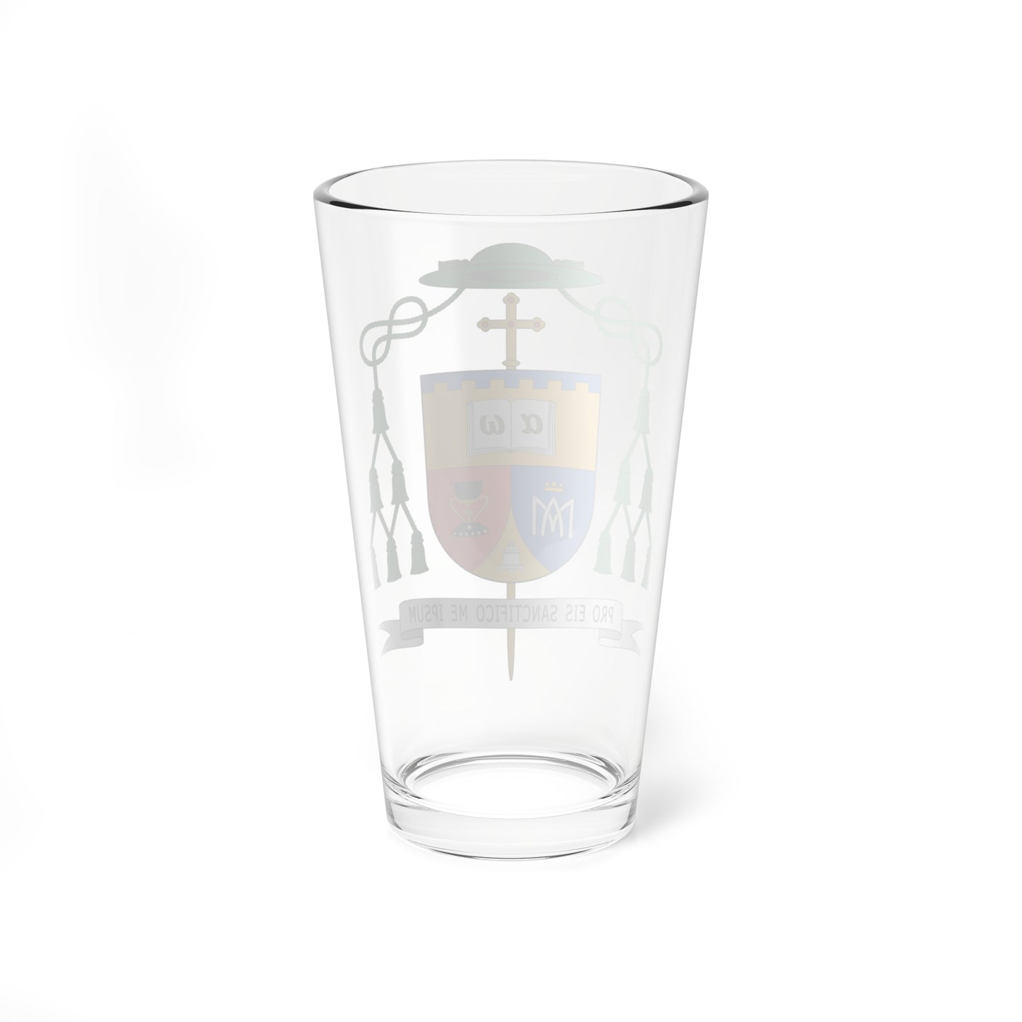 Escudo de Fernando Enrique Ramón Casas (Spain) (Coat of Arms) Pint Glass 16oz