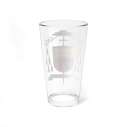 Escudo de Fernando Enrique Ramón Casas (Spain) (Coat of Arms) Pint Glass 16oz
