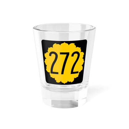 K-272 1968 (Kansas) (Road Sign) Shot Glass 1.5oz