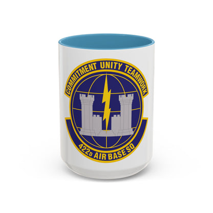 422d Air Base Squadron (U.S. Air Force) Accent Coffee Mug