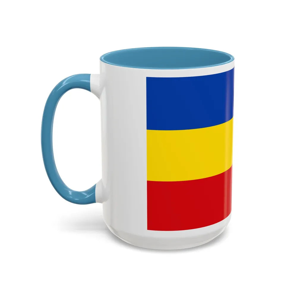 Flag of Delmenhorst Germany - Accent Coffee Mug-Go Mug Yourself