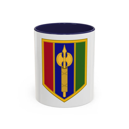 302 Maneuver Enhancement Brigade (U.S. Army) Accent Coffee Mug