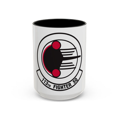 113 Fighter Squadron (U.S. Air Force) Accent Coffee Mug