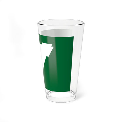 Flag of Ogata Akita (Japan) Pint Glass 16oz