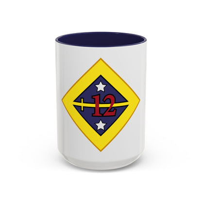12th US division Insignia (U.S. Army) Accent Coffee Mug
