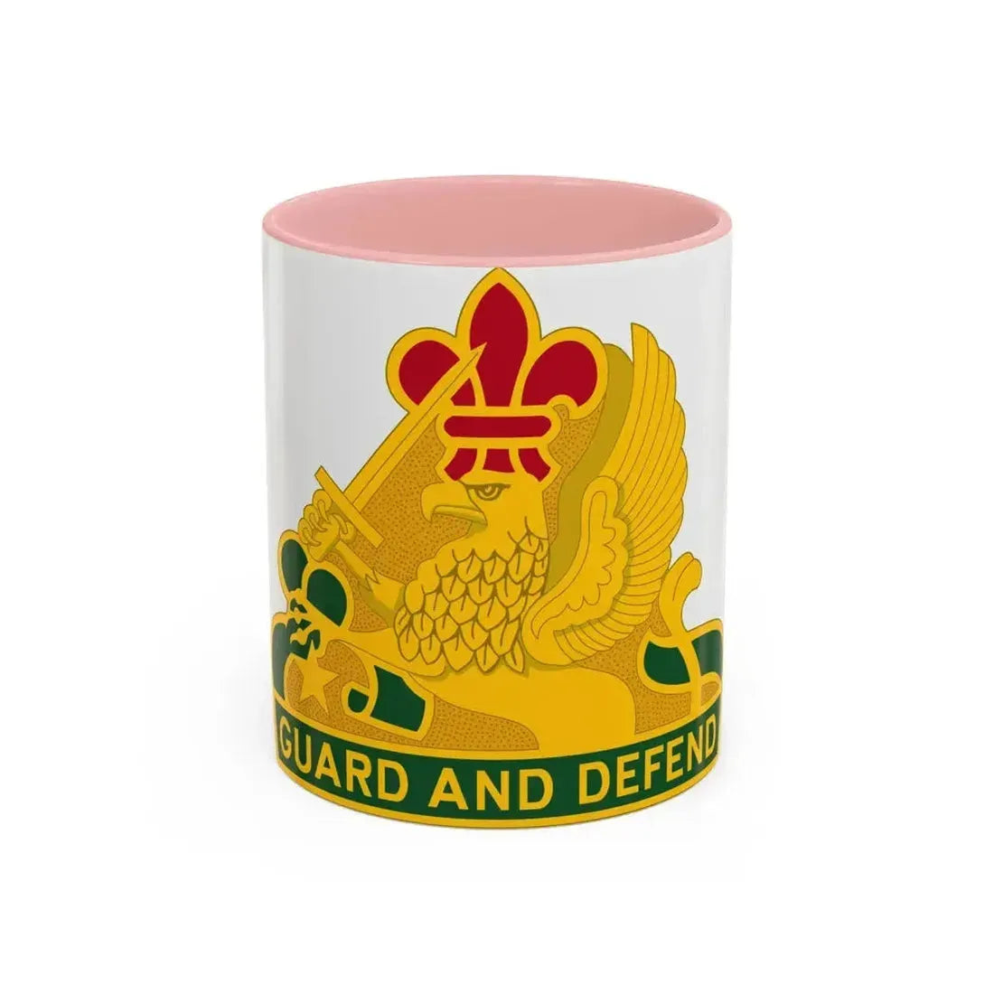 535 Military Police Battalion (U.S. Army) Accent Coffee Mug 11oz Pink - Go Mug Yourself